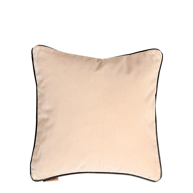 Coussin Velvet crème 40 x 40 cm