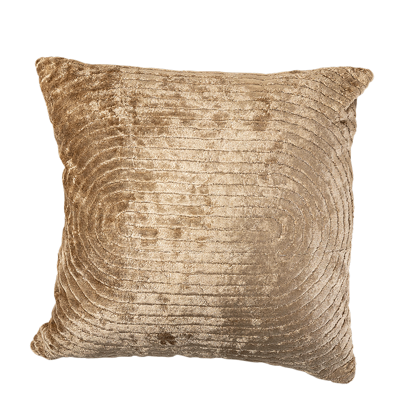 Coussin Onde beige 45 x 45 cm