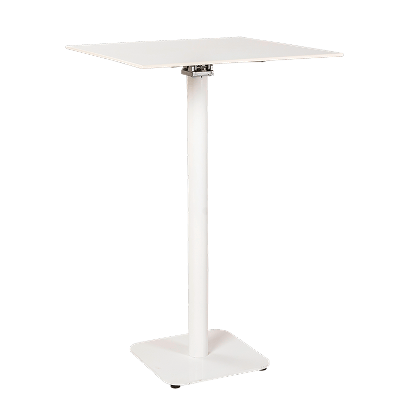 Mange-debout Soft blanc 70 x 70 cm H 110 cm (outdoor)