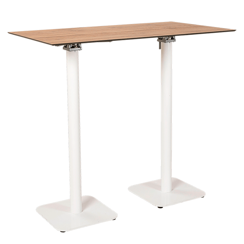 Table haute Soft bois 120 x 70 cm H 110 cm (outdoor)