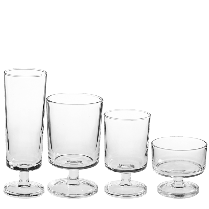 Verres Vintage Suède Transparent