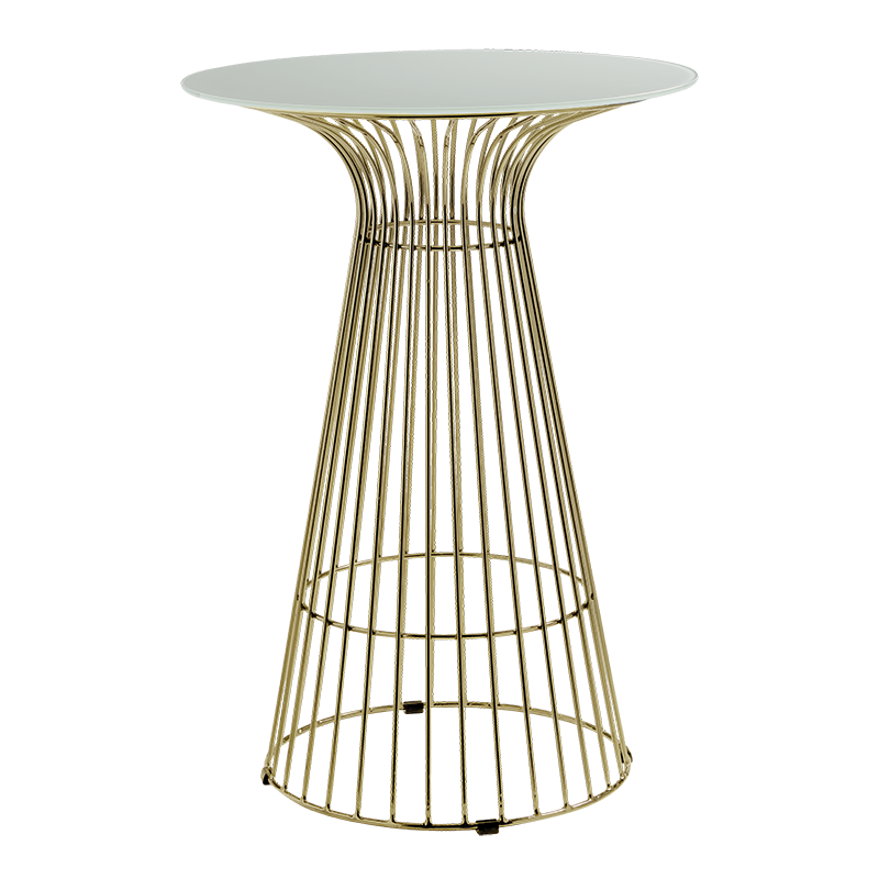 Mange-debout Filo or H 104 cm Ø 65 cm