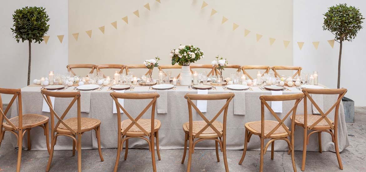 Location d'accessoire de table pour vos événements spéciaux et mariage