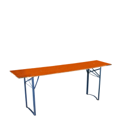 Table rectangulaire 50 x 200 cm hauteur 76 cm