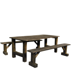 Ensemble table de ferme