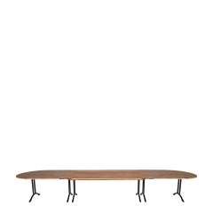 Table ovale 130 x 500 cm
