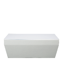 Table basse Lounge Pool blanc 40 x 80 cm