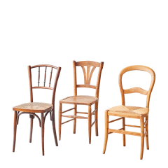 Chaise en bois vintage