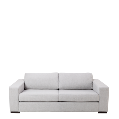 Canapé Loft gris 80 x 196 cm H 73 cm