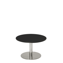 Table basse Hobby noire &Oslash; 60 cm H 40 cm