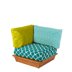 Module d'angle Lounge Ibiza 76 x 76 cm H 70 cm