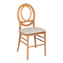 Chaise Sphinx avec coussin crème