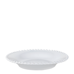 Assiette creuse perle nacrée Ø 24 cm