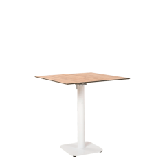 Table Soft bois 70 x 70 cm H 76 cm (outdoor)