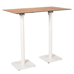 Table haute Soft bois 120 x 70 cm H 110 cm (outdoor)