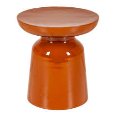 Bout de canapé Olympe terracotta Ø 40 cm H 43 cm
