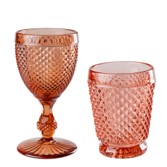 Verres Tourmaline rose
