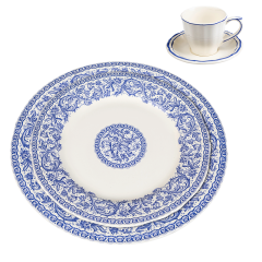 Assiettes Gien bleue