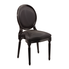 Chaise Montaigne structure noire