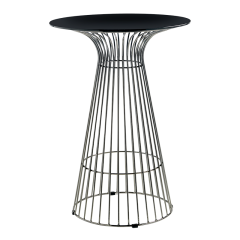 Mange-debout Filo acier H 104 cm Ø 65 cm