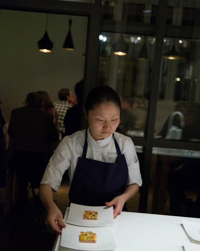 Cheffe Chiho Kanzaki repas Fulgurances