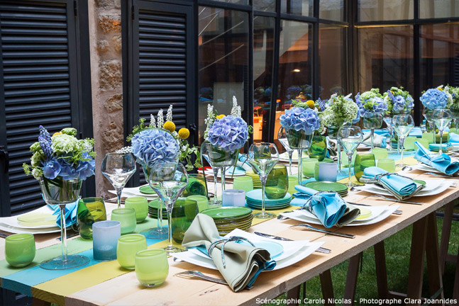 Nouveautés printemps - été 2014 : table color wood