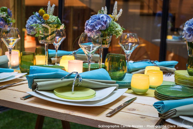 Mise en scène table Printemps - Été 2014
