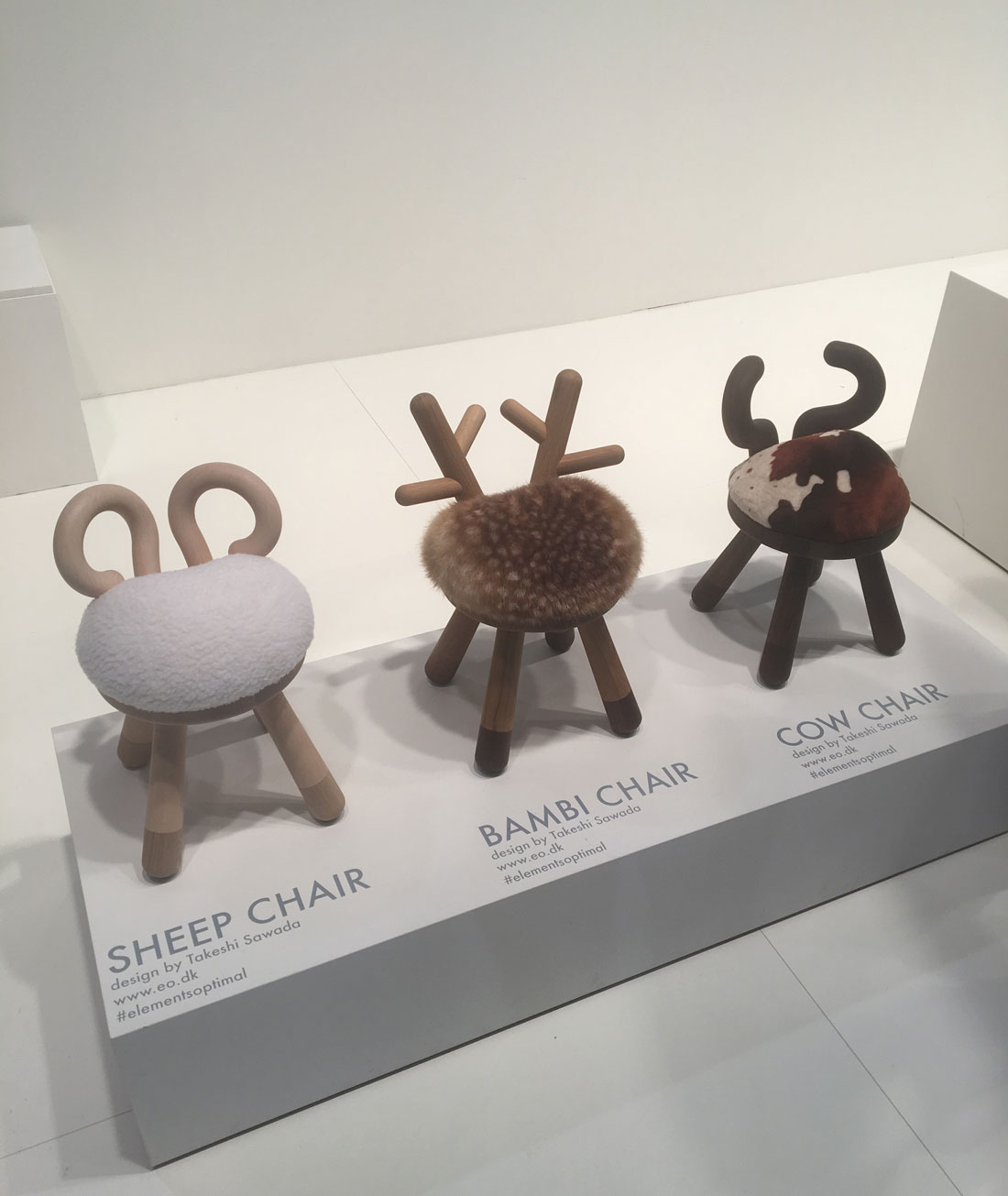 Tabouret animal Elements Optimal au salon Maison & Objet