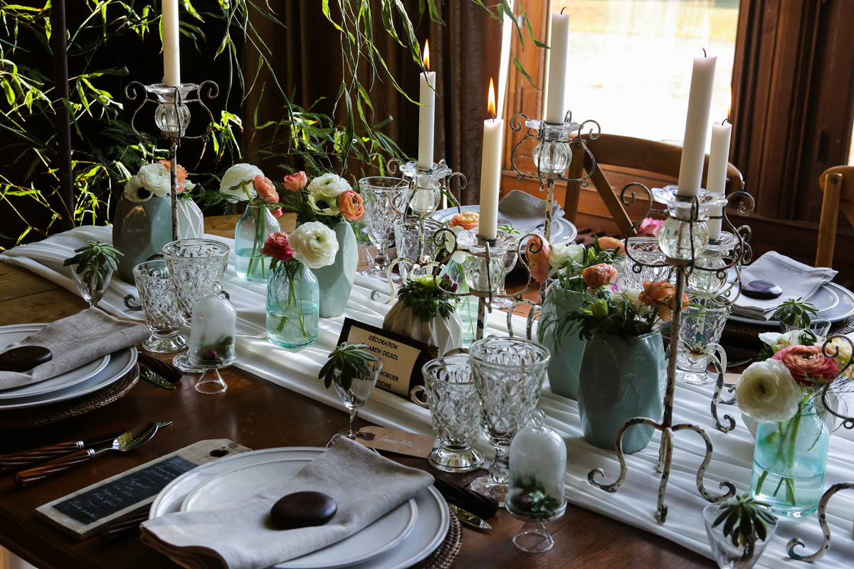 Table de mariage au salon du mariage Instant Mariage