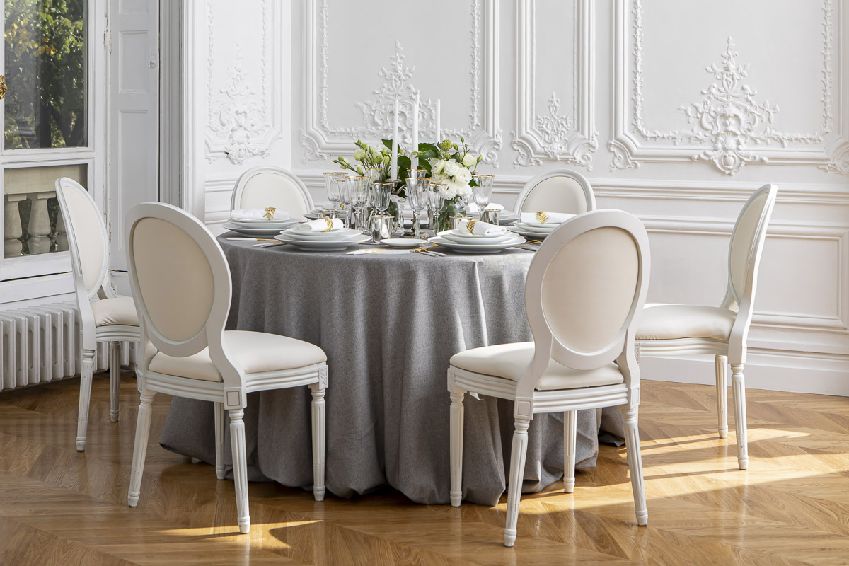 Quelle dimension de nappe pour une table ronde ?