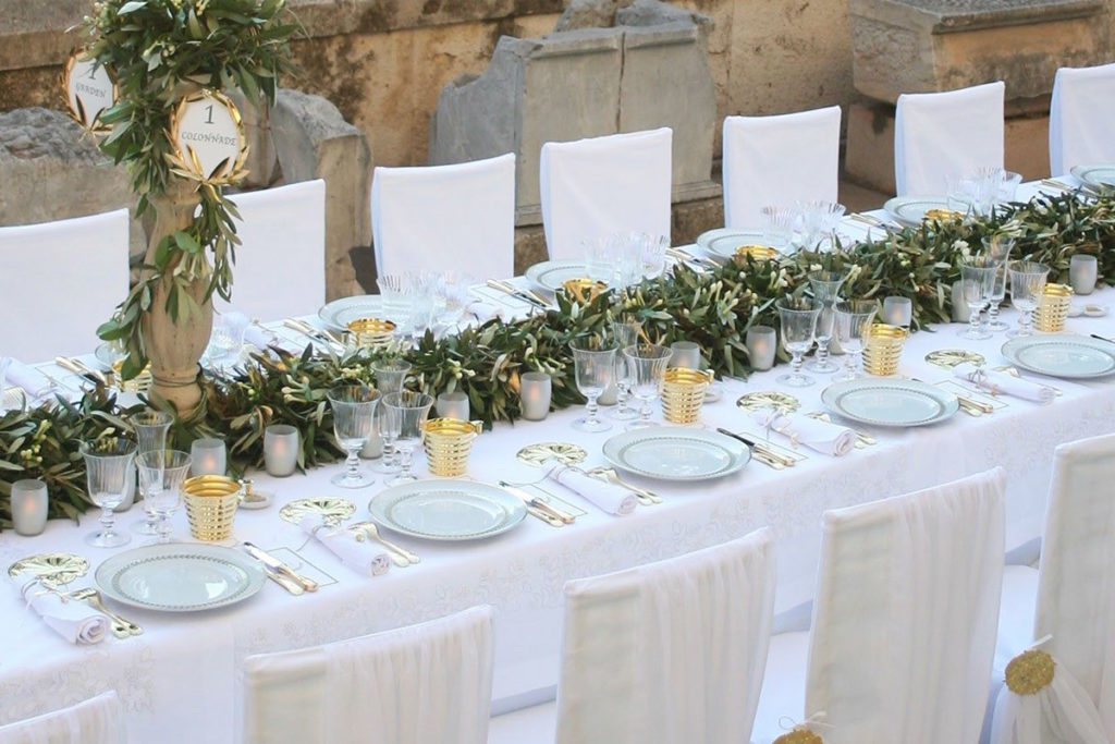 Location d'accessoire de table pour vos événements spéciaux et mariage