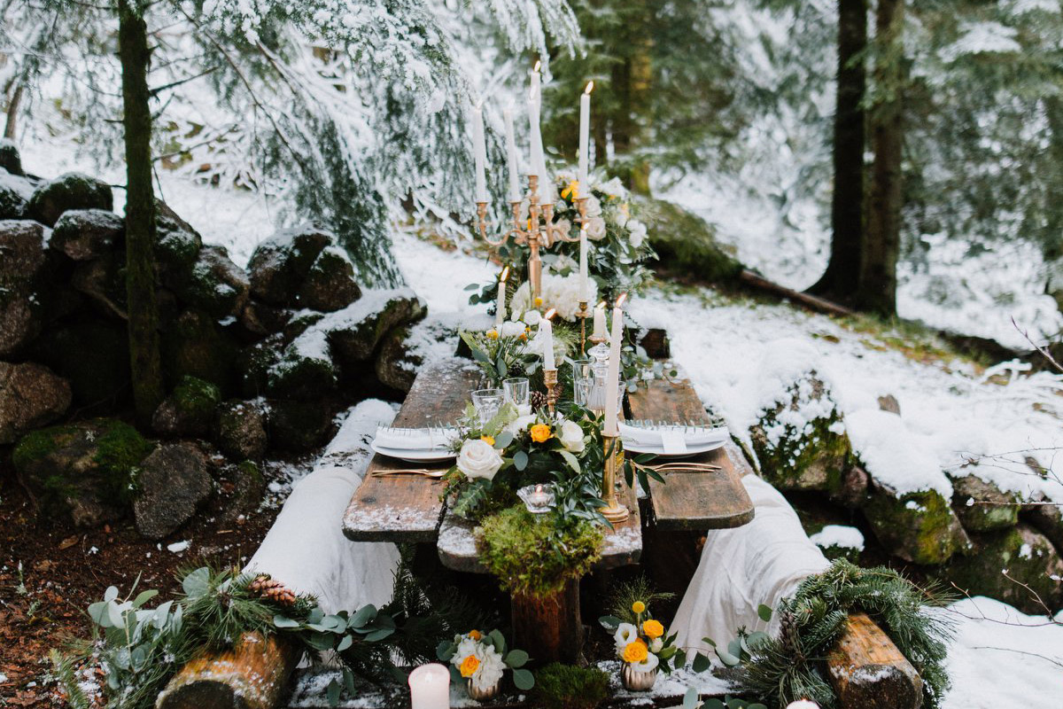 mariage en hiver