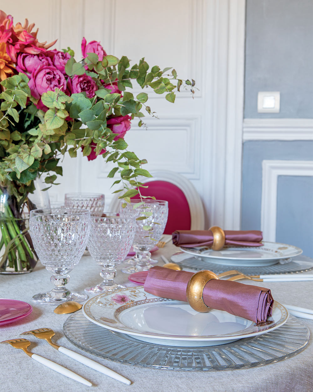 Composition florale et arts de la table