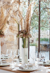 vases et centres de table